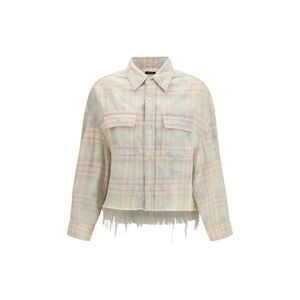 R13 Women Plaid Shirt